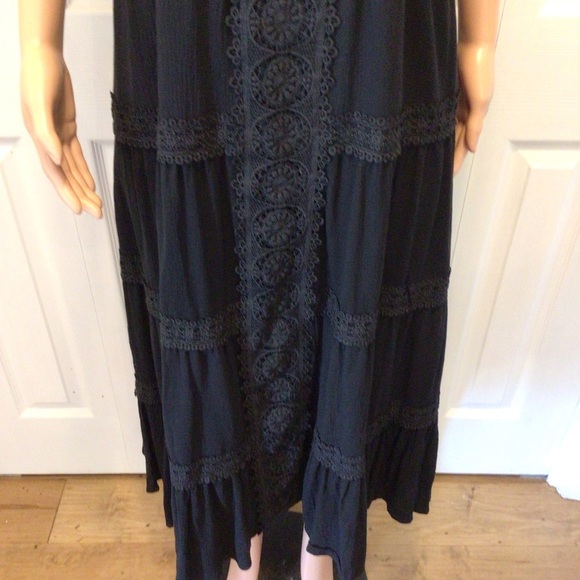 J For Justify Juniors Plus Black Boho Embroidered Strapless Dress Size 2X - Picture 3 of 6